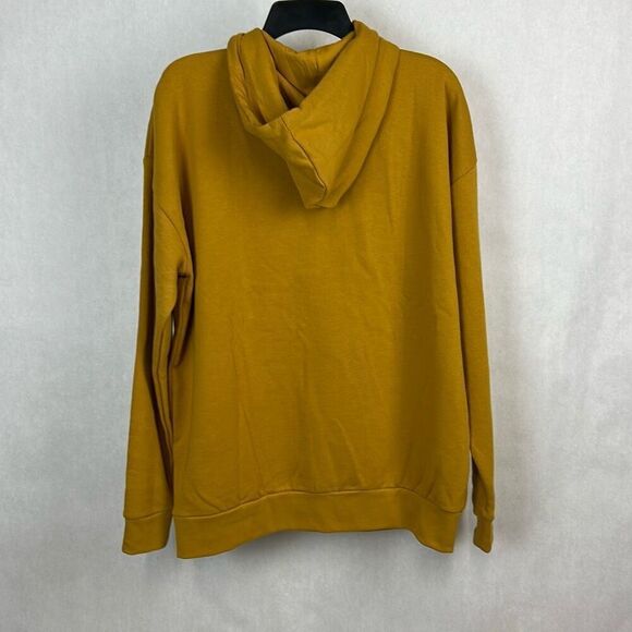 NEW Sendero Provisions Co Logo Hoodie Sz Medium Goldenrod Soft Fleece Pocket - Picture 3 of 6